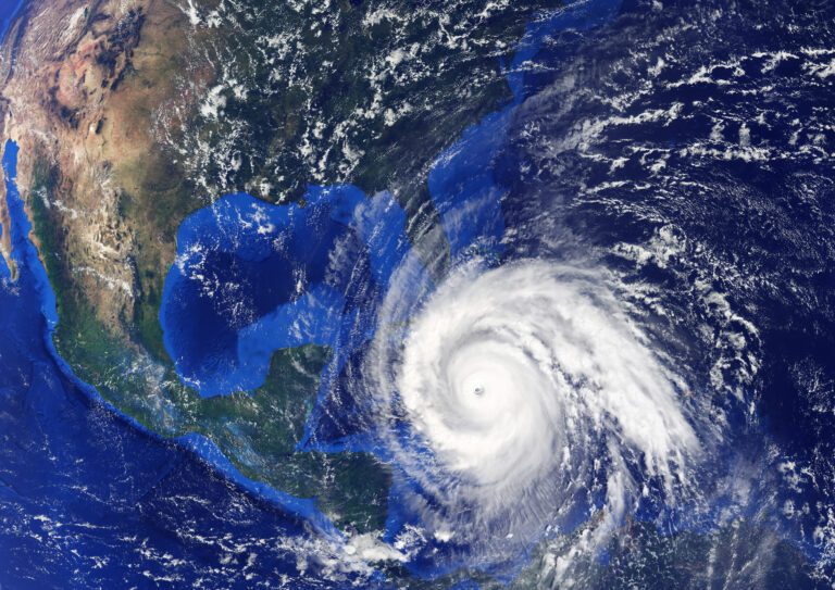 Tropical Storm heading to USA.Elements of this image furnished by NASA.
