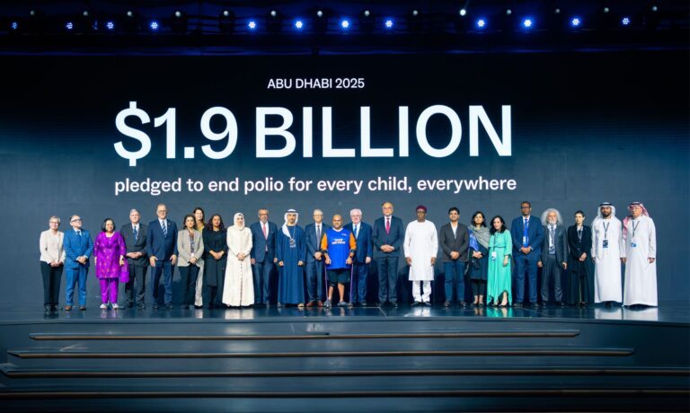 Abu Dhabi polio pledging event